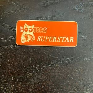 Hooters name tag “superstar” RARE
